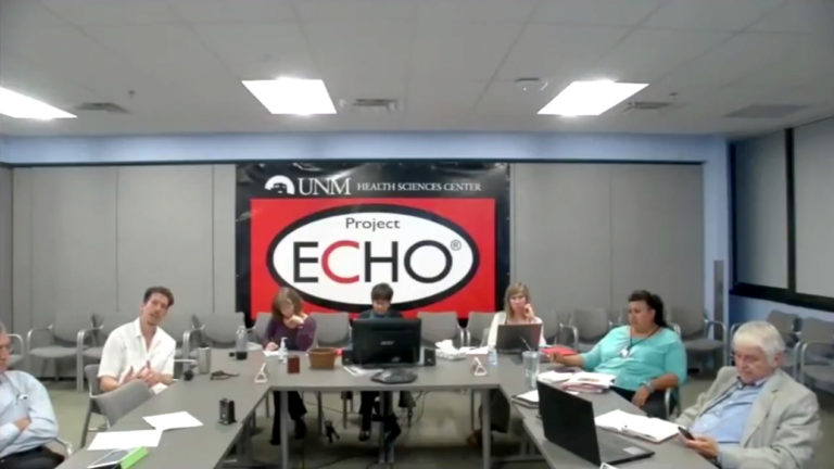 Project ECHO medical experts discuss cases