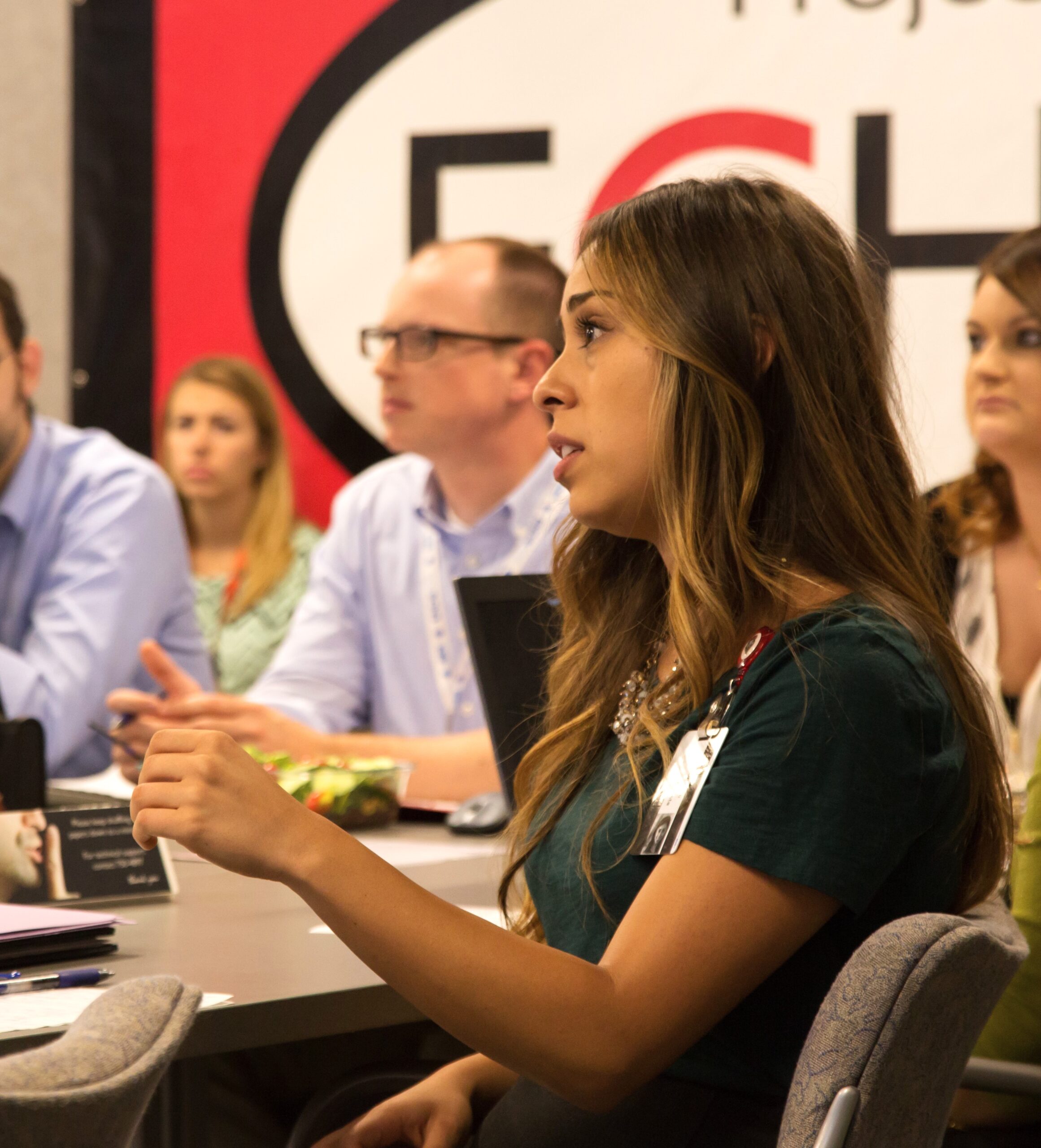 A female community health care provider speaks as part of the endocrinology ECHO program in New Mexico.