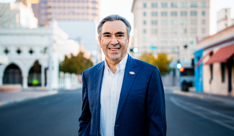 Dr Sanjeev Arora, founder of Project ECHO, in downtown Albuquerque