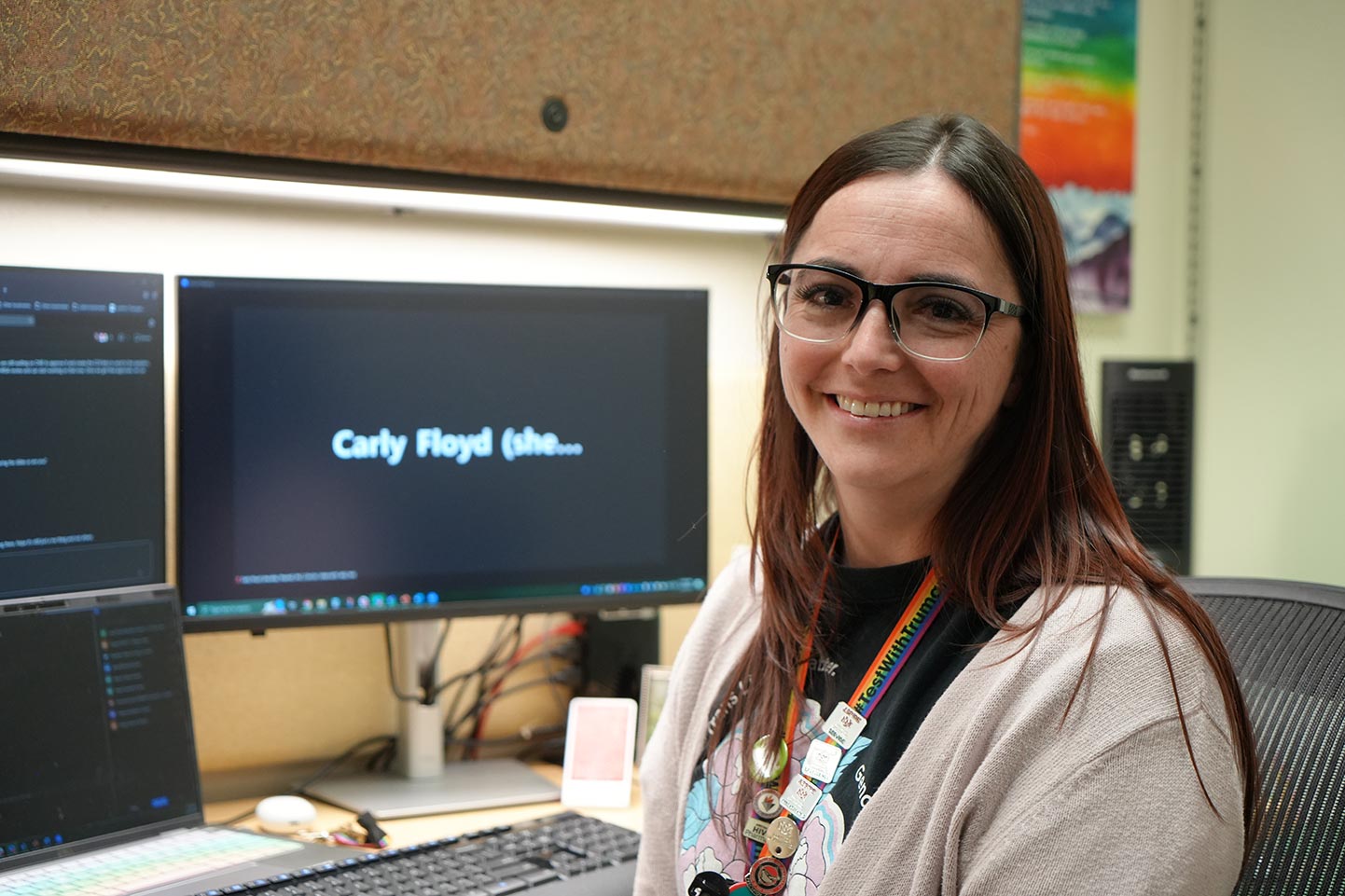 People in a detention center holding course completion certificates